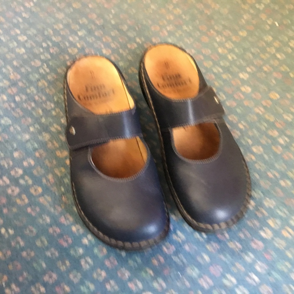 Finn Comfort, 41D, Blue, EUC